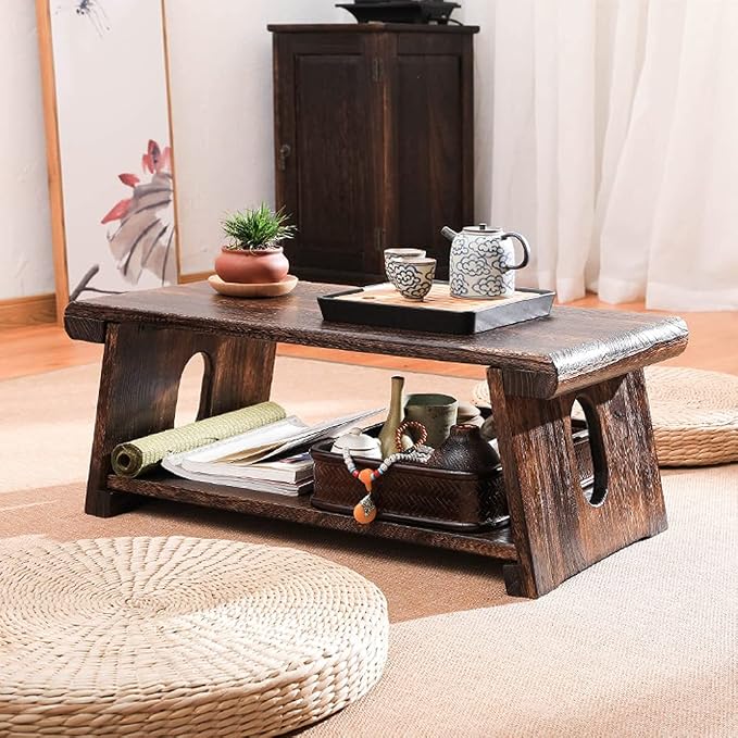 Vintage Japanese Foldable Low Table - Image 6