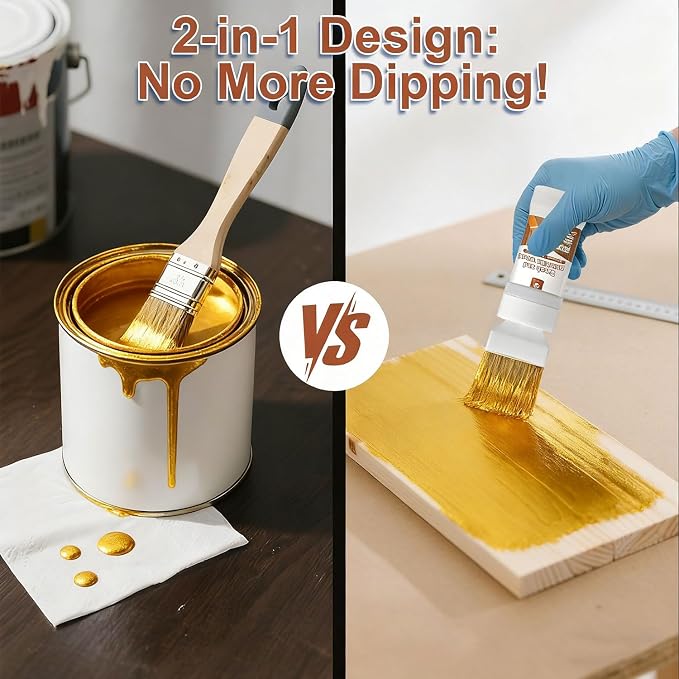 Liquid Gold Paint 6.35 Fl Oz, Non-Fading Gold Paint Finish - Image 5