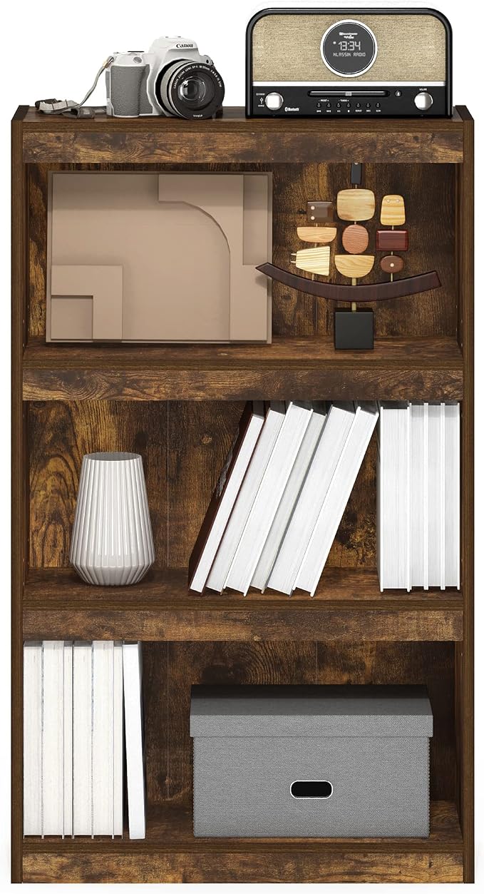 Furinno Jaya Book Shelf, 3-Tier Modern Bookshelf - Image 3