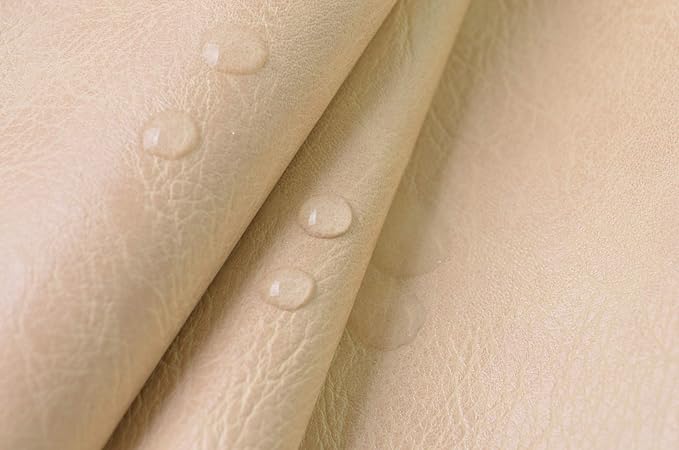 Wento Thick Faux Leather Fabric Soft Skin Grain PU Leather - Image 4