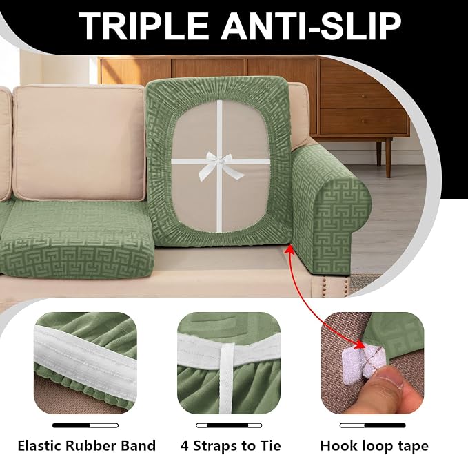 UNBBRRL Stretch Couch Cushion Cover - Image 3