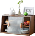 HollyHOME Small Bamboo Kitchen Pantry Sideboard by HollyHOME