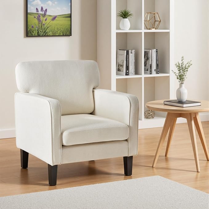 DUMOS Beige Modern Accent Chairs - Image 7