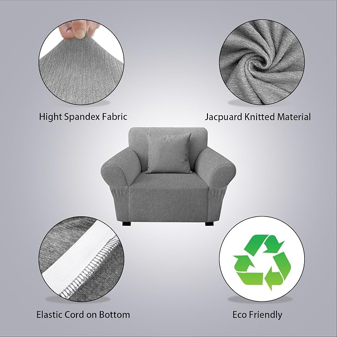 Armchair Slipcover with 1 Pillow Cover - Image 2