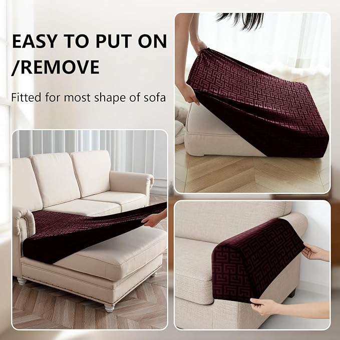 UNBBRRL Stretch Couch Armrest Covers - Image 4