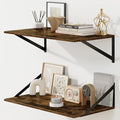 Fun Memories Floating Shelves for Wall, 12 Inch Deep Floating Shelves Set of 2 by FunMemories