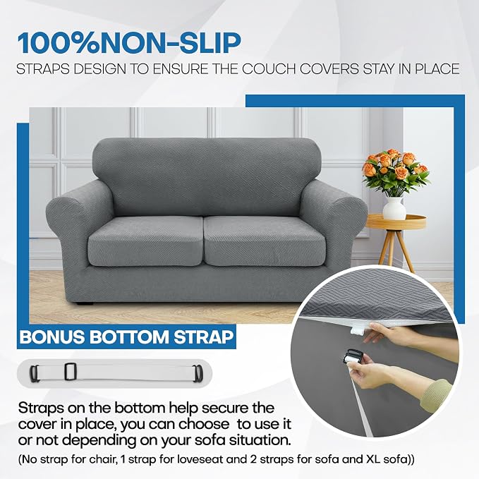 XINEAGE 2026 New 3 Pieces Couch Covers - Image 5