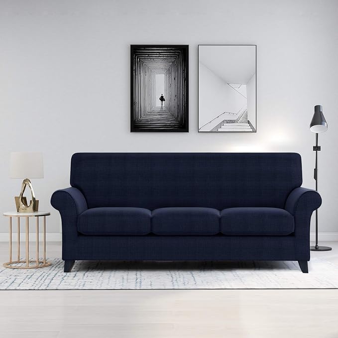 ZNSAYOTX 4 Piece Sofa Covers for Living Room Anti Slip Stretch Couch Covers for - Image 2