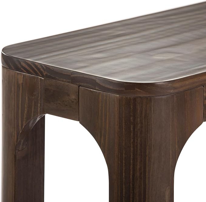 Plank+Beam Forma Console Table, 46 Inch, Solid Wood Sofa Table, Entryway Table - Image 6