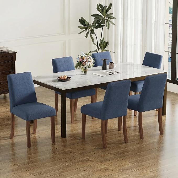 Dining Chairs Set of 6, Modern Dining Room Chairs by Unknown