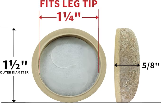 Super Sliders Secure Grip Formed Felt Movers - Image 3
