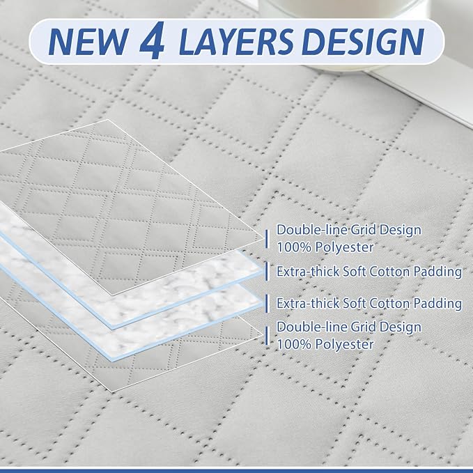 Arfntevss Recliner Sectional Couch Covers 1OO% Waterproof L Shape Sofa Cover - Image 3