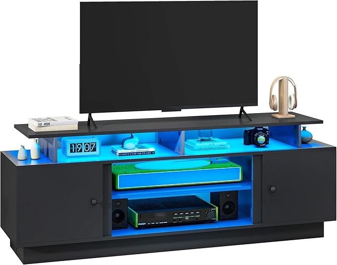 YITAHOME Modern TV Stand for 80 inch TVs, Entertainment Center - Image 6