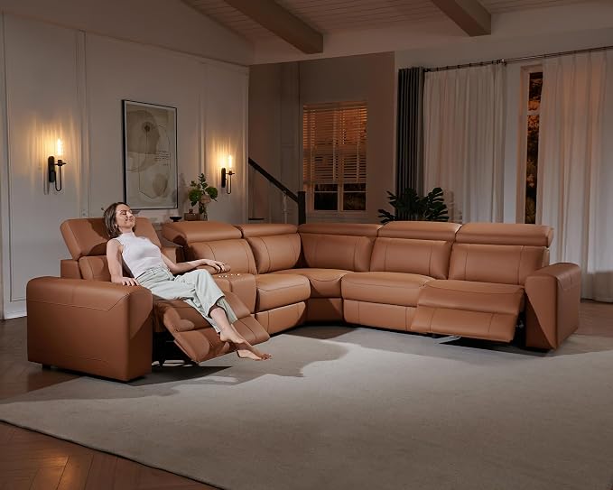 AMERLIFE Power Recliner Sectional Sofa - Image 6