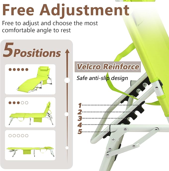 3-in-1 Heavy Duty Tanning Chair - Image 3