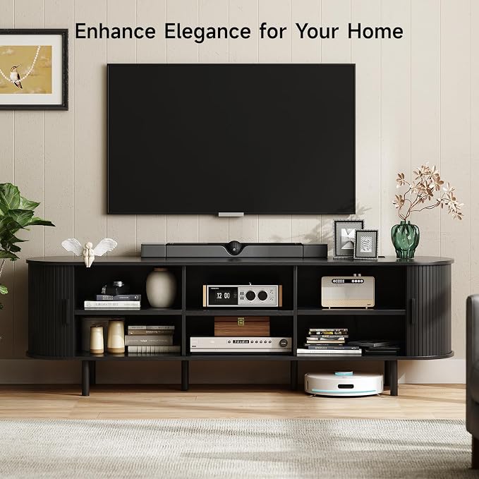 ONBRILL 70.8" TV Stand with Power Outlet - Image 3