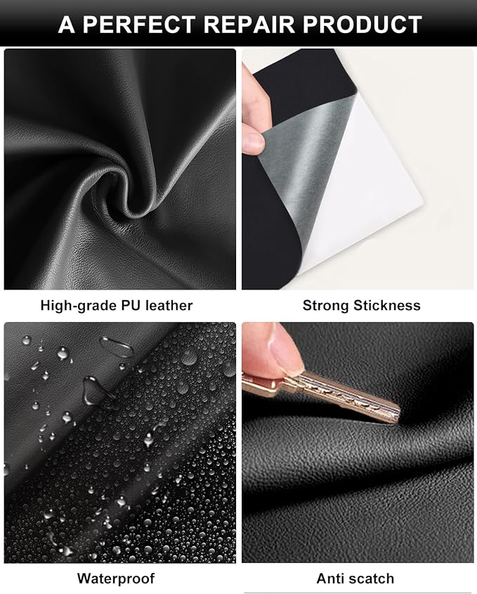 Numola Leather Repair Patch 8×11inch Self-Adhesive Leather Repair Tape - Image 5