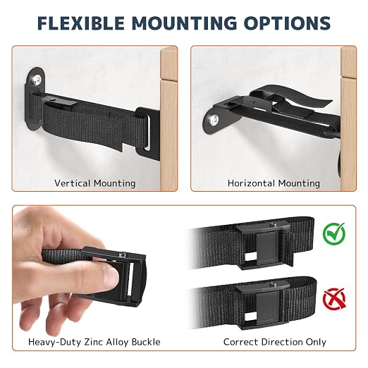 Anti Tip Furniture Anchors, Heavy Duty Furniture Wall Anchor, Earthquake Proof - Image 5