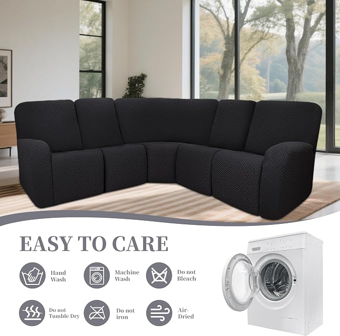 100% Waterproof Sectional Recliner Couch Covers - Image 8
