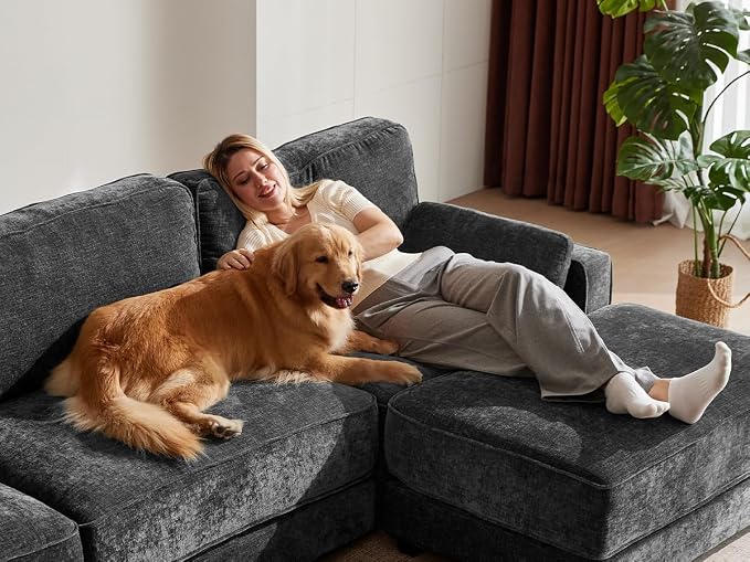 Vipbear 160" Oversized Modular Sectional Sofa, U Shaped Couch Set - Image 6