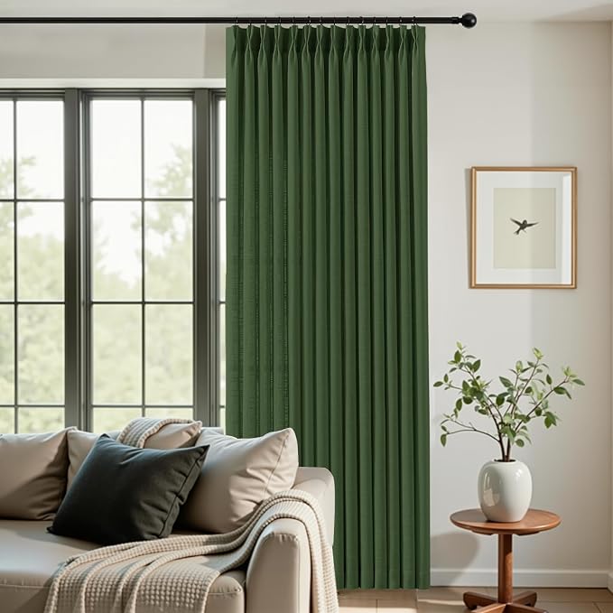 IVAPUPU Pinch Pleated Curtains 90 Inch Length 2 Panels - Image 4