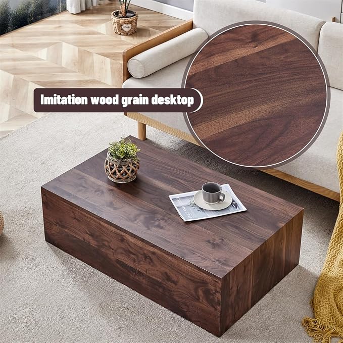 Coffee Table for Living Room Table, Modern Wood Coffee Table, Center Table - Image 5