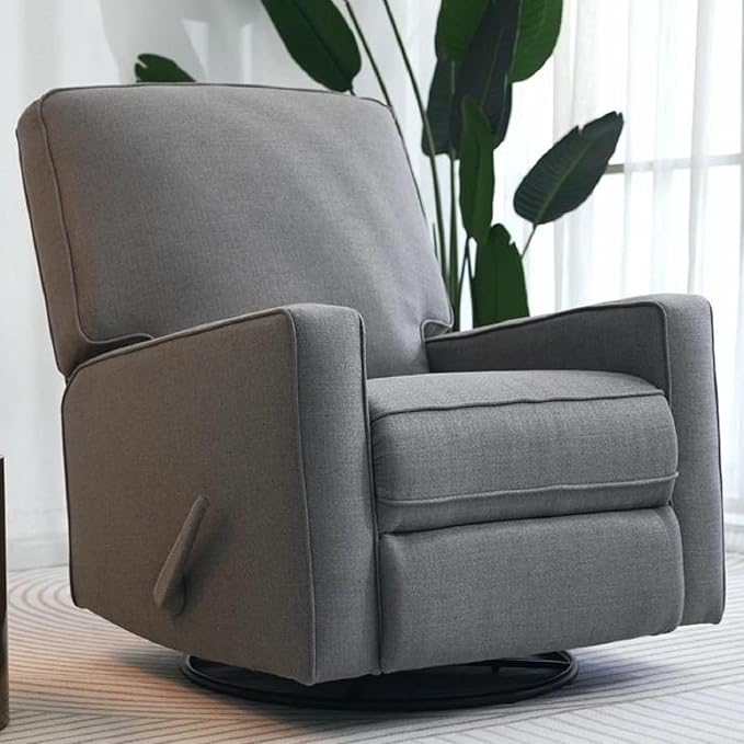 Harkawon Swivel Rocker Recliner Chair, Glider Rocker Recliner, Rocking Chair by Harkawon
