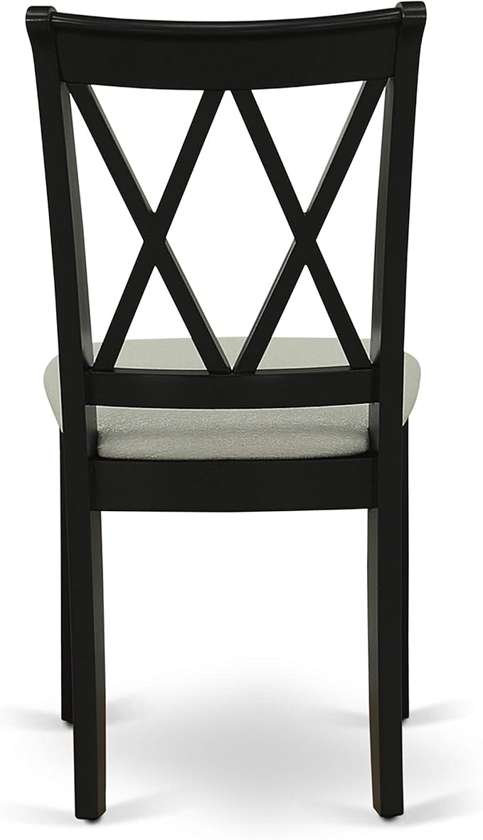 East West Furniture CLC-BLK-C Clarksville Dining Room Chairs - Image 8