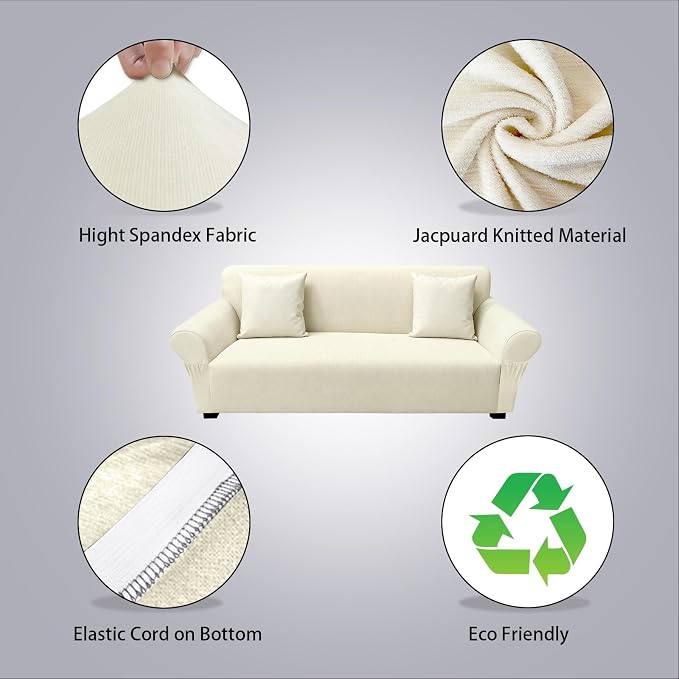 Sofa Slipcover with 2 Pillow Cover - Image 2
