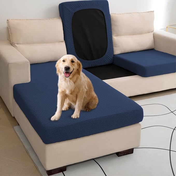 Water Repellent Sectional Couch Cushion Covers L Shaped Sofa - Image 5
