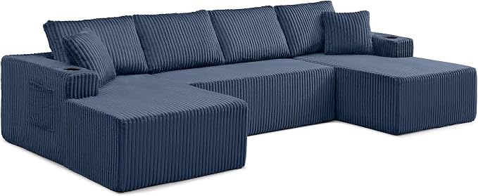 124" Oversized Sectional Couches - Image 7