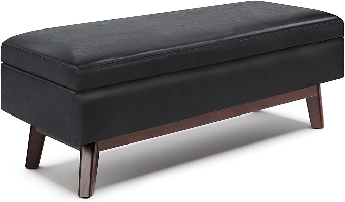SIMPLIHOME Owen Rectangular Storage Ottoman by SimpliHome