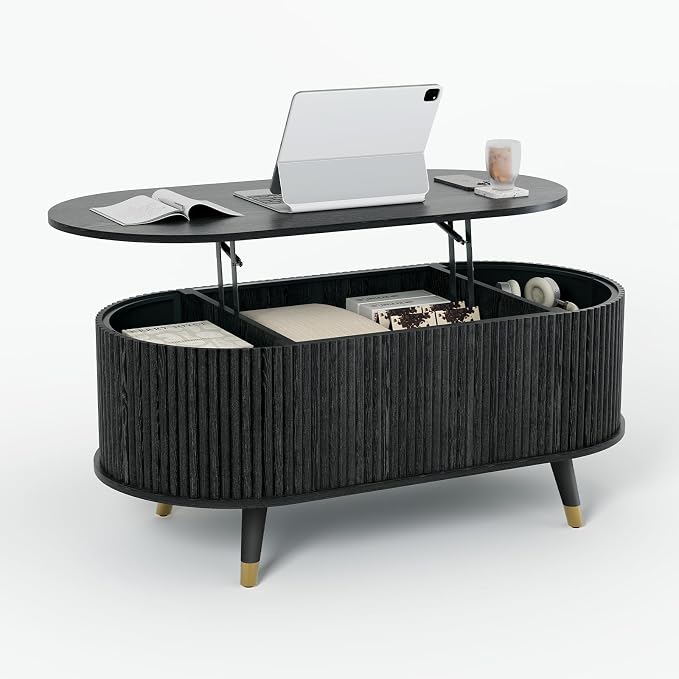 42.5" Oval Lift Top Coffee Table - Image 8