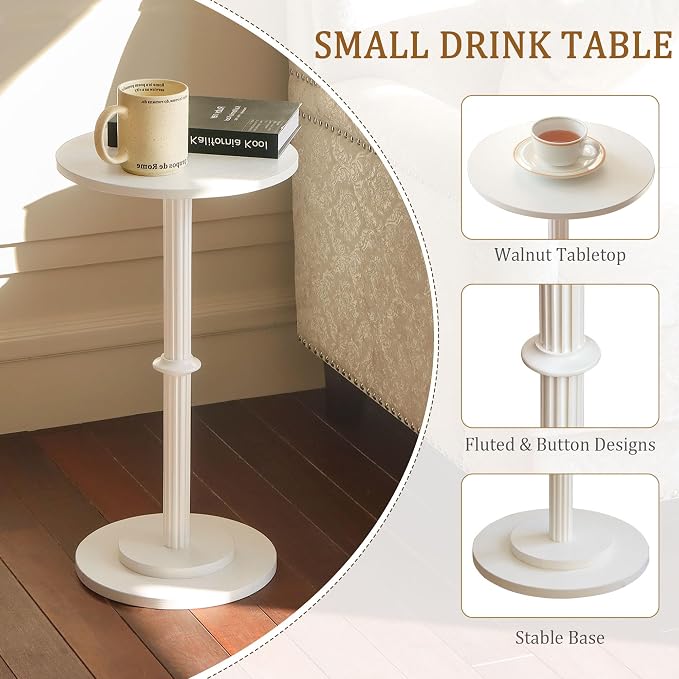 MaxSmeo Drink Table, Small Side Table - Image 4