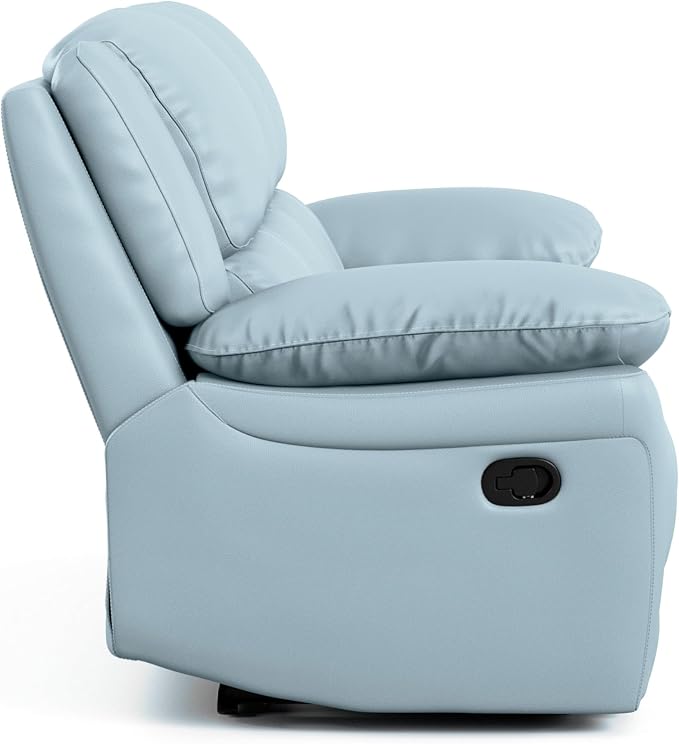 Furniture of America Sorin Modern Leather Recliner Sofa - Image 9