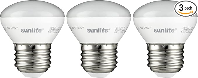 Sunlite LED R14 Mini Flood Light Bulbs, 4 Watts, 250 Lumens, Medium Base by Sunlite