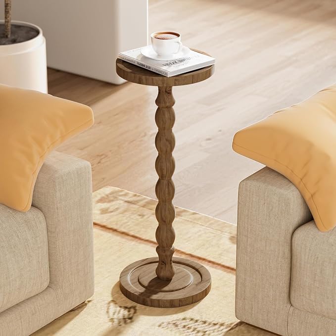 Small Side Table, Rubberwood‌ Drink Table - Image 2