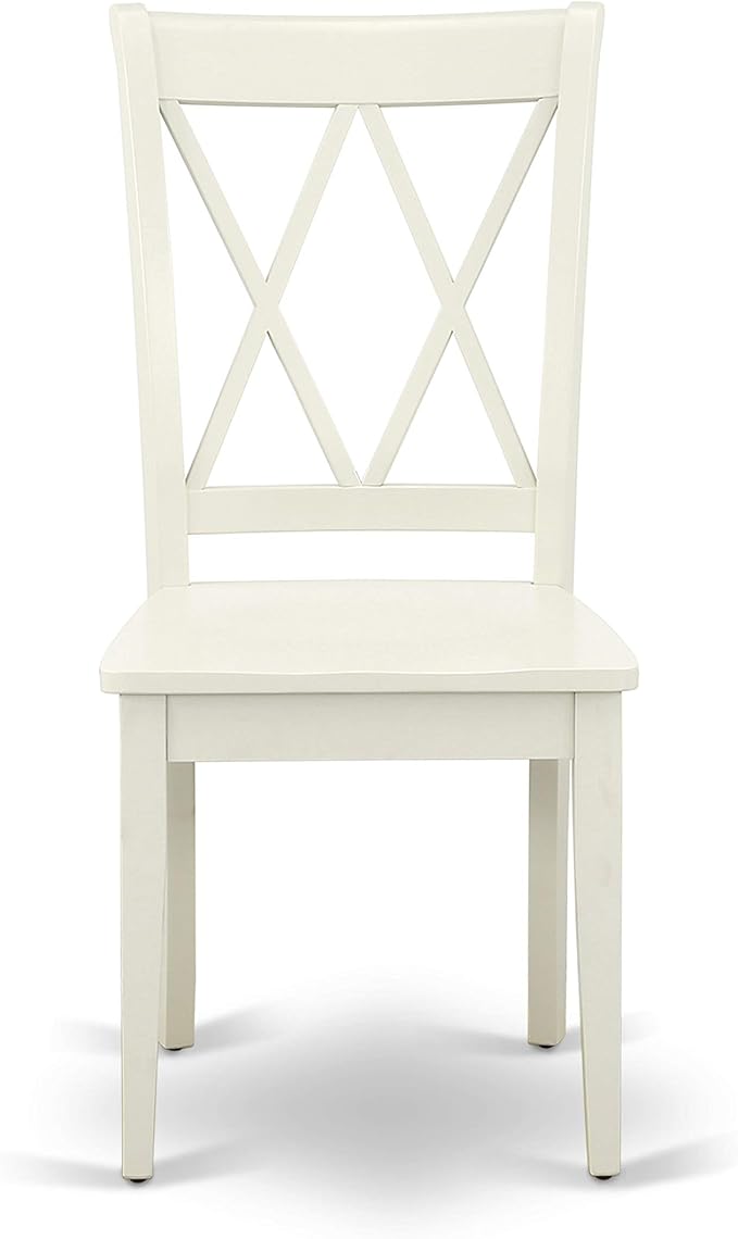 East West Furniture CLC-LWH-W Clarksville Dining Room Chairs - Image 4