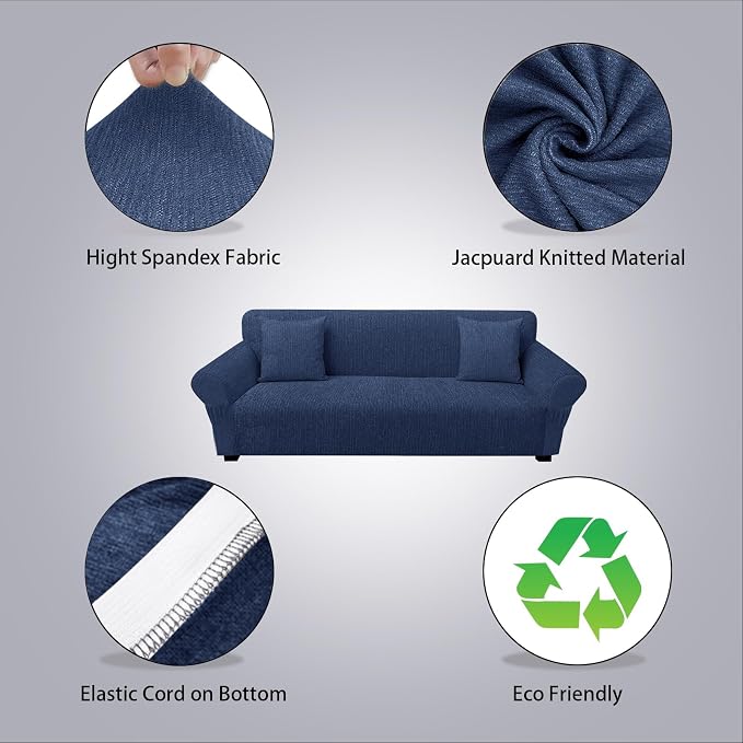 Sofa Slipcover with 2 Pillow Cover - Image 2