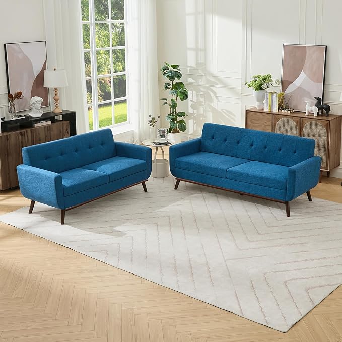 Kingfun Living Room Furniture Sets, Loveseat & Standard, Mid Century Modern by KINGFUN-Anexcitingoption