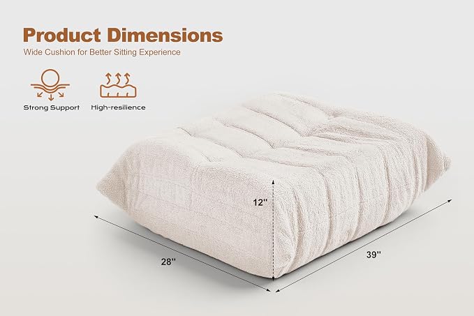 Bean Bag Pouf Ottoman, Foot Stool, Foot Rest - Image 2