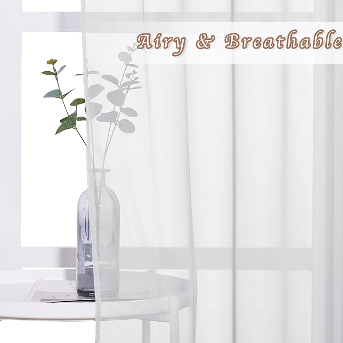 NICETOWN Thin Sheer Curtain Panels - Image 3