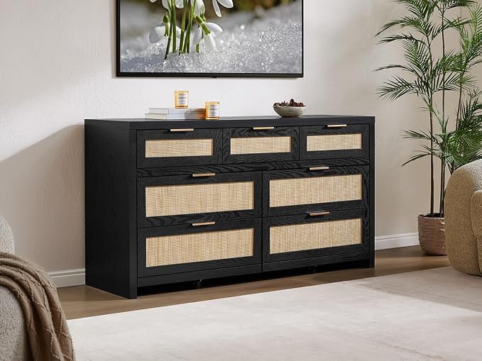 SICOTAS 7 Drawer Dresser for Bedroom, Large Chest of Drawers for Bedroom - Image 5