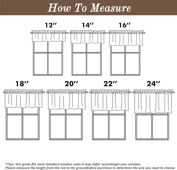 Chyhomenyc Cream Short Curtain Valance - Image 3