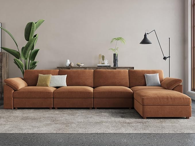 EASE MOOSE Large Sectional Modular Sofa，Large L Shape Sectional Couch Wide Deep - Image 6