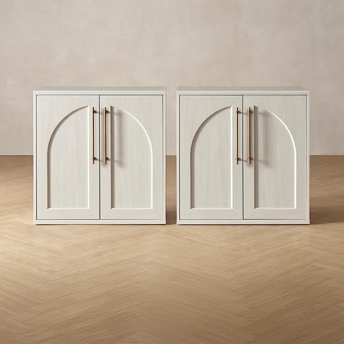 mopio Blake Storage Cabinet, Small Modular Accent Display Sideboard Buffet by MopioInc