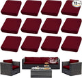 Outdoor Cushion Covers Set, Replacement by SUKAIKEQA