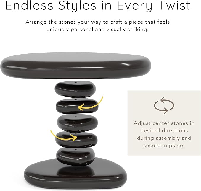 24/7 Shop at Home Kavren Modern 22-inch Oval Glossy Pedestal End Table - Image 12