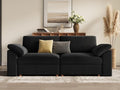 EASE MOOSE Comfty 2 Seat Couch, FSC Certified Modern Deep Seat Sectional Modular by EASEMOOSE