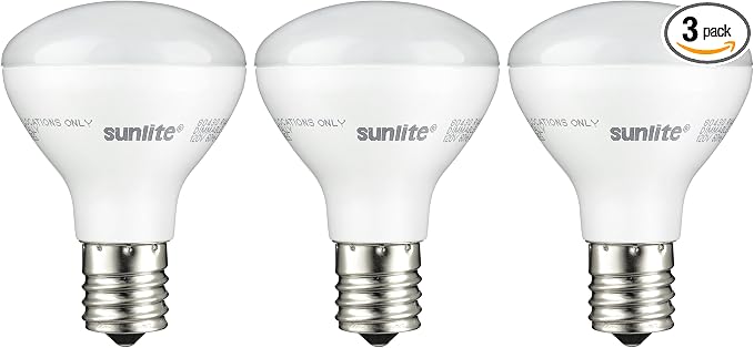 Sunlite LED R14 Mini Flood Light Bulbs, 4 Watts, 250 Lumens, Intermediate Base by Sunlite